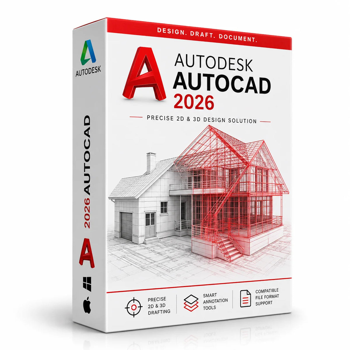 Autodesk AutoCAD 2026 – Professional 2D & 3D CAD Design Software | Digital Download